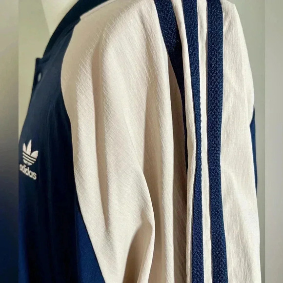 Adidas | Originals Navy Track Jacket | Embroidered | Like New - Picture 5 of 6